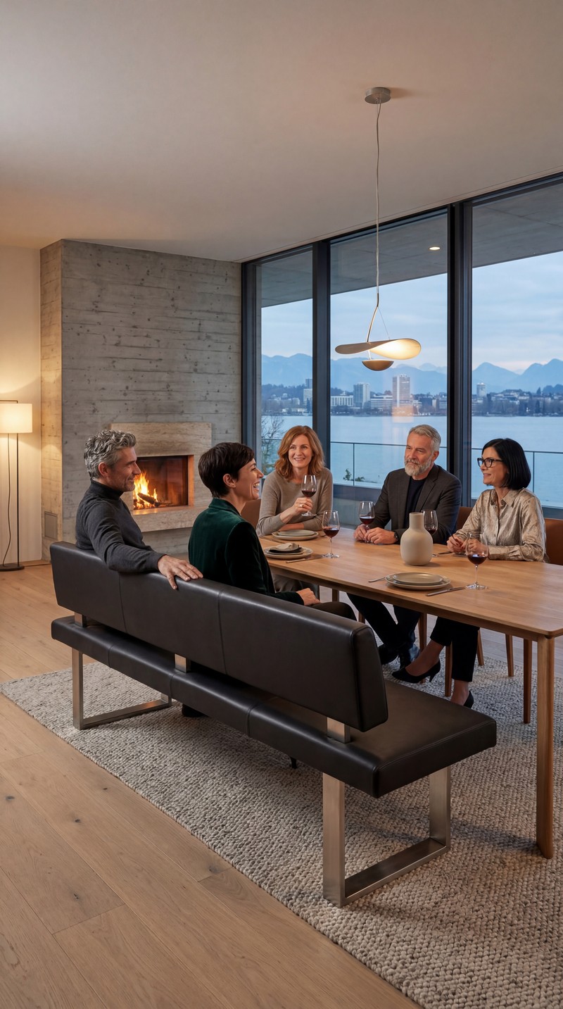 Sitzbank Calora moderne Bank fürs Esszimmer 